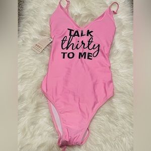 Dirty thirty bathing suit